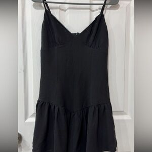 Forever 21 Black Strapless Dress